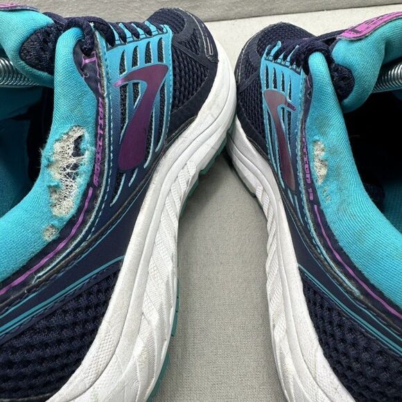 Brooks Addiction 13 Womens Size 8 (B) Shoes Blue Purple Athletic Walking Sneaker - Picture 8 of 9